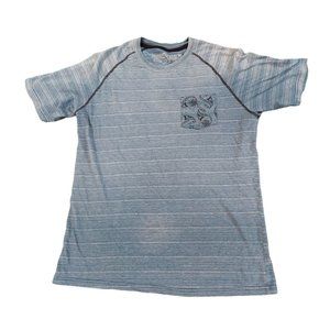 Moonshine Spirit By Brad Paisley Short Sleeve Blue Pocket T-Shirt Thorns Size L